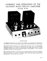 Heathkit W6-A-70-Watt-amplifier - Manual 